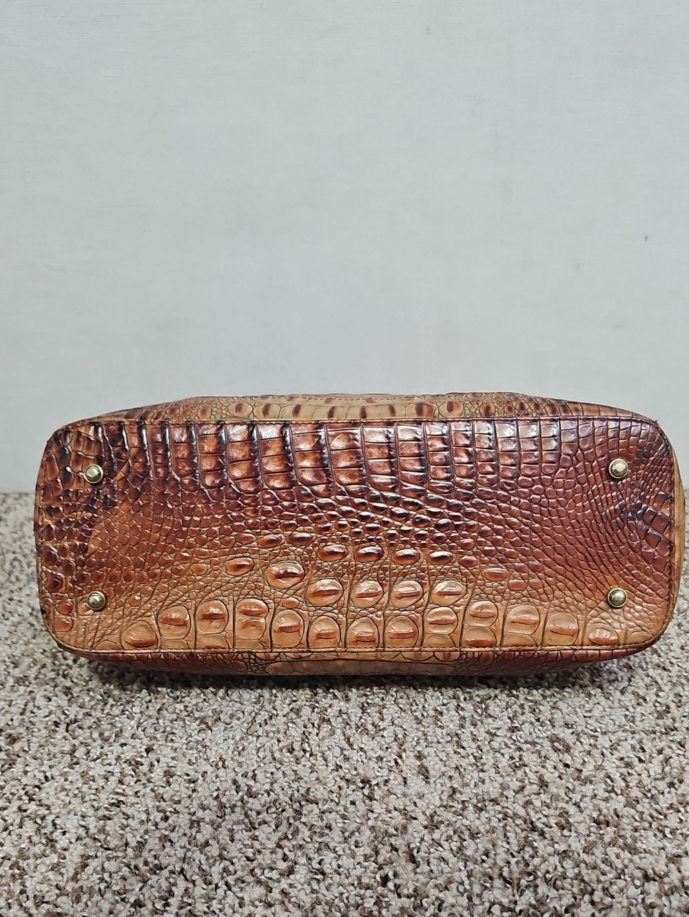 BRAHMIN CRANDAL CROC EMBOSSED SATCHEL BFPM-06-113 - Picture 6 of 11